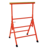 Tréteau pliant professionnel Mondelin avec poutre en bois de 80 cm