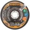 Disque à tronçonner pour acier et inox XTK6 EXACT Rhodius 125 x 0,6 x 22.23 mm