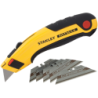 Cutter, couteau a lame retractable + 5 lames carbide