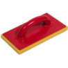 Taloche éponge fine sur plateau plastique Taliaplast 28 x 14 cm épaisseur 2 cm