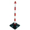 Poteau de support Taliaplast bicolore hauteur 90 cm rouge et blanc