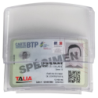 Porte badge adhésif pour casque de chantier Taliaplast