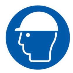 Panneau PS Choc Protection obligatoire de la tête diamètre 300 mm