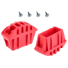 Paire de sabot pour marchepied 6 marches Tubesca 55x22 mm