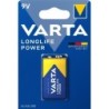 Pile Varta High Energy 6LR61 9V Alcaline (pile carrée)