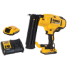 Cloueur de finition Dewalt 18 GA XR 18V 2 AH Li-Ion brushless – 2 batteries – coffret T-STAK -