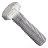 Vis à métaux tête hexagonale Inox A2 DIN 933 ISO 4017 filetage total