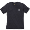 T-Shirt homme Pocket 100% coton avec poche poitrine Noir
