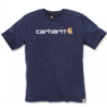 T-Shirt homme Core avec logo Carhartt sur poitrine Bleu Marine