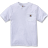 T-Shirt homme Pocket 100% coton avec poche poitrine Blanc