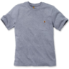 T-Shirt homme Pocket 100% coton avec poche poitrine Gris Chiné