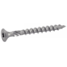 Vis pour bois tendre tête fraisée six lobes inox A2 filetage partiel