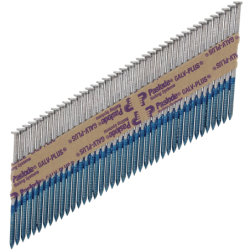 Clou cranté 34° en bande Paslode Galv-Plus avec gaz pour IM90 - 2,8x51 mm - boîte de 3750