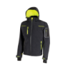 Veste Softshell de travail SPACE doublée micro-polaire Noir et Jaune