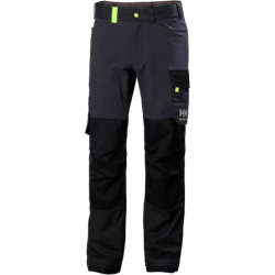 Pantalon de travail homme Oxford 4X Work coupe Regular coloris Ébène/Noir