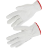 Gant cuir tout fleur bovin 50F coloris naturel serrage élastique