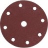 Disques abrasifs diamètre 150 mm auto-agrippant 8 + 1 trous (bois/métal) boîte de 10