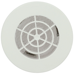 Grille ronde pour tube PVC avec moustiquaire à clipser Nicoll