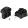 Sabot entrant pour échelle Tubesca en plastique noir lot de 2