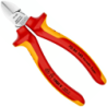 Pince coupante de côté pour fils doux et durs Knipex Isolée 1000V