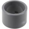 Réduction incorporée Mâle/Femelle en PVC gris à coller