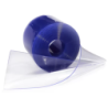 Lanière souple PVC Cristal bleu transparent