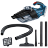 Aspirateur sans fil Bosch GAS 18V-1 avec accessoires en carton sans batterie ni chargeur