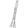 Échelle coulisse à corde 2 plans Platinium 300 Tubesca aluminium