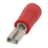 Cosse plate femelle isolée double sertissage boite de 10