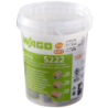 Assortiment de bornes de connexion rapide S222 Wago pour 2-3-5 fils souples et rigides Seau de 50