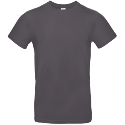 Tee Shirt homme manches courtes E190 Dark grey 100% coton