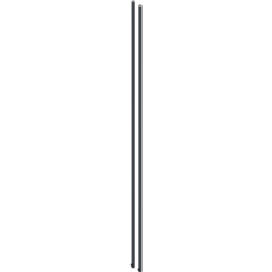 Tringle pour crémone pompier 2 x 1250 section 11.7 x 11.7 mm