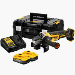 Meuleuse 125 mm XR 18V avec 2 batteries 5 Ah Li-Ion