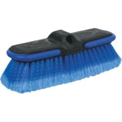 Brosse de lavage anti rayure douille à visser 25cm bleue