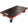 Plateau roulant bois anti-dérapant 450 kg - 700x500mm
