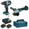 Pack perceuse visseuse DDF 484 RGJ + meuleuse DGA 504Z Makita