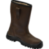 Bottes cuir fourrées Eider Reborn Safety S3 CI SRC marron