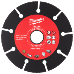 Disque Carbure solide 125 mm pour meuleuse