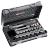 Coffret 19 piècesFacom Mbox douilles 1/2 6 pans et cliquet tête ronde