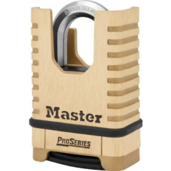 Cadenas à combinaison programmable 1177D Master Lock laiton avec anse protégée