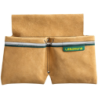 Pochette porte outils à clous rétro-réfléchissantes Batipro 25 cm en croûte de cuir