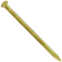 Pointe tête ronde laiton brut diam.1,5mm longueur 16mm en sachet de 30 pièces
