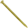 Pointe tête ronde laiton brut diam.1,5mm longueur 16mm en sachet de 30 pièces