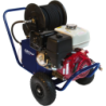 Nettoyeur haute pression 240 bar 1100 l/h moteur HONDA 13CV avec enrouleur - OBSIMA
