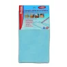 Serpillière microfibre polyester et polyamide - Lavage et dépoussiérage - 60 x 40 cm - Bleu clair