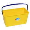 Seau rectangulaire multi-usages - Nettoyage vitres - Capacité 13L - Polypropylène jaune
