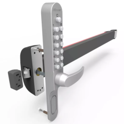 Serrure Keylex pour barre antipanique Iseo push, Century Touch réversible droite/gauche