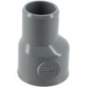 Manchette de réparation mâle-femelle en PVC gris à coller pour évacuation d'eau