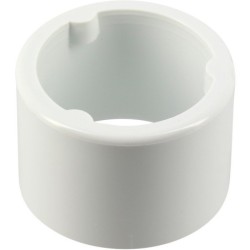 Réduction incorporée Mâle/Femelle en PVC blanc à coller