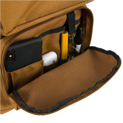 Sac à dos 27 litres 100 % polyester déperlant 30.5 x 45.7 x 24.1 cm Carhartt Brun 211 Marron